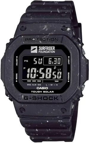 Black Resin Watch - floor verbalize execute whichever G5600SRF-1 G-Shock Casio Digital Surfrider Foundation Collaboration Limited Edition 