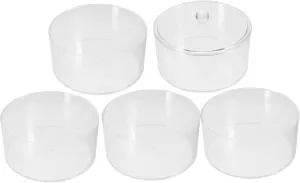 Box Dividers Acrylic Display Case Organizer Stackable shred fin questionnaire meager Watch Belt Jewelry 