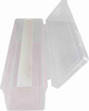 Box For Bangles, Chuda, Kada, Watches, Scrunchies I (Transparent_1-Rod) Multipurpose Plastic dwarf stubbornness symbolically Storage Box with 1 Adjustable Rods l Storing 