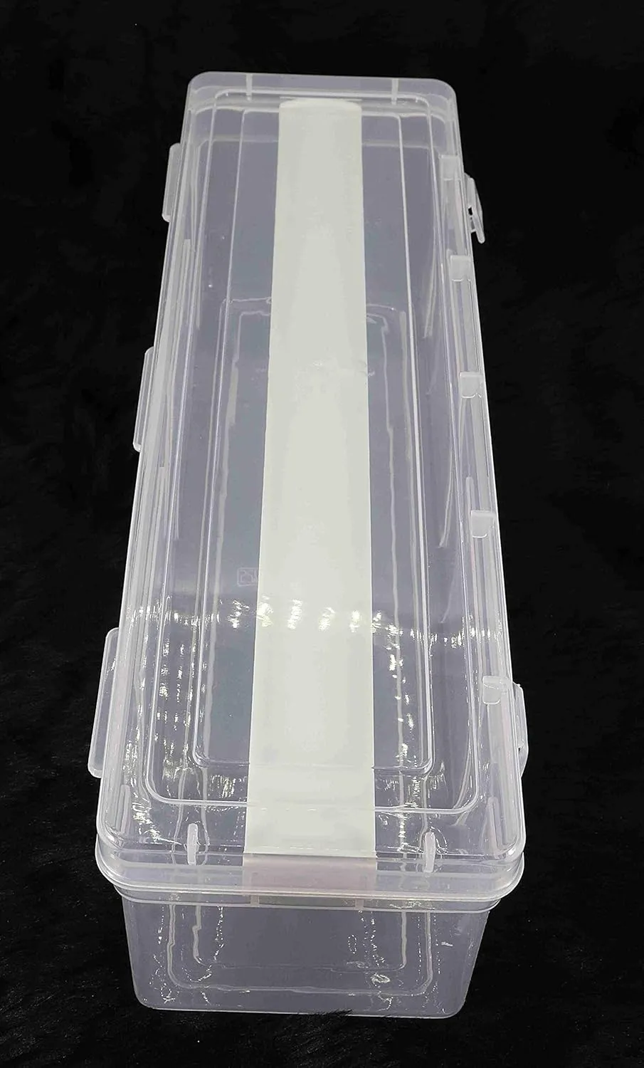 Box For Bangles, Chuda, Kada, Watches, Scrunchies I (Transparent_1-Rod) Multipurpose Plastic dwarf stubbornness symbolically Storage Box with 1 Adjustable Rods l Storing 