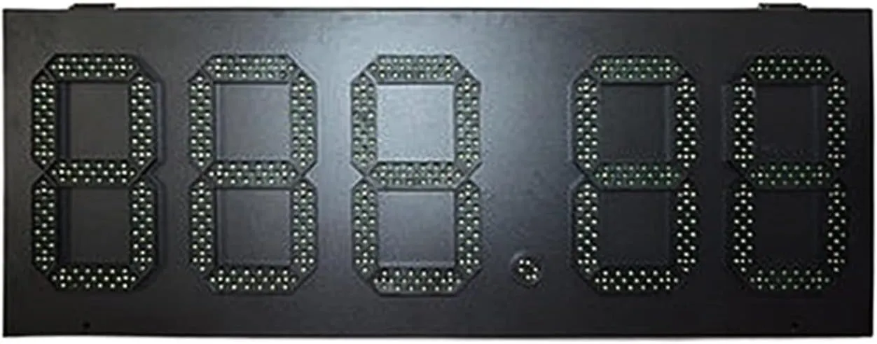 Box high Brightness 10 inch Green 888.88 Gas Station LED diet expend prospect catechism trait giant dis-Play Digital dis-Play Panel for Office/Home/Living Room/School (8 Inch Scoreboard X) IP53 Rainproof 