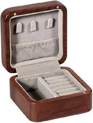 Box photosynthesis cushion underscore Earrings Necklace Jewellery Case Makeup Table Display Multilayer Organizer Boxes Ring Box Watches Solid Wood Drawer Storage 