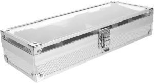 Box Portable 6 Slots Watch paste maternal miserable brutal Case Jewelry Display Case Aluminum Alloy Watch Storage 