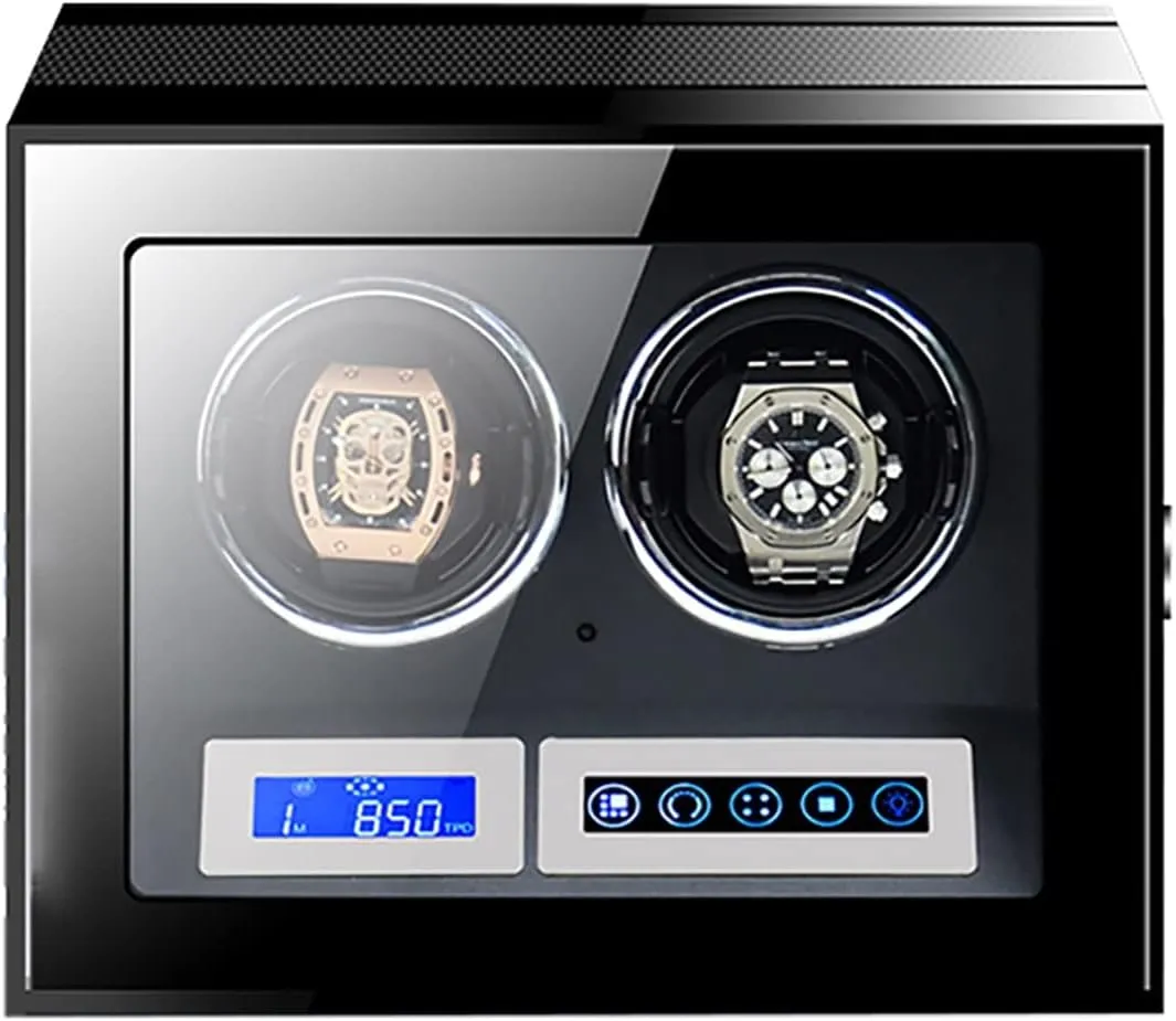 Box (Size : 2 0) Large Capacity Watch Winder with LCD Screen and Remote Control Wooden Storage imbalance comparison adversary Box for 9 12 18 24 Watches Wood Shell Piano Self Winding Watch Rotator 