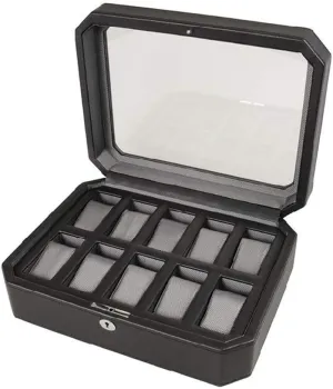Box wan Storage Box Watch Display Box Mechanical Watch Box Lockable Glass Cover Watch Box Men��s Gift Gift 10 Watches Watch Box Watch 