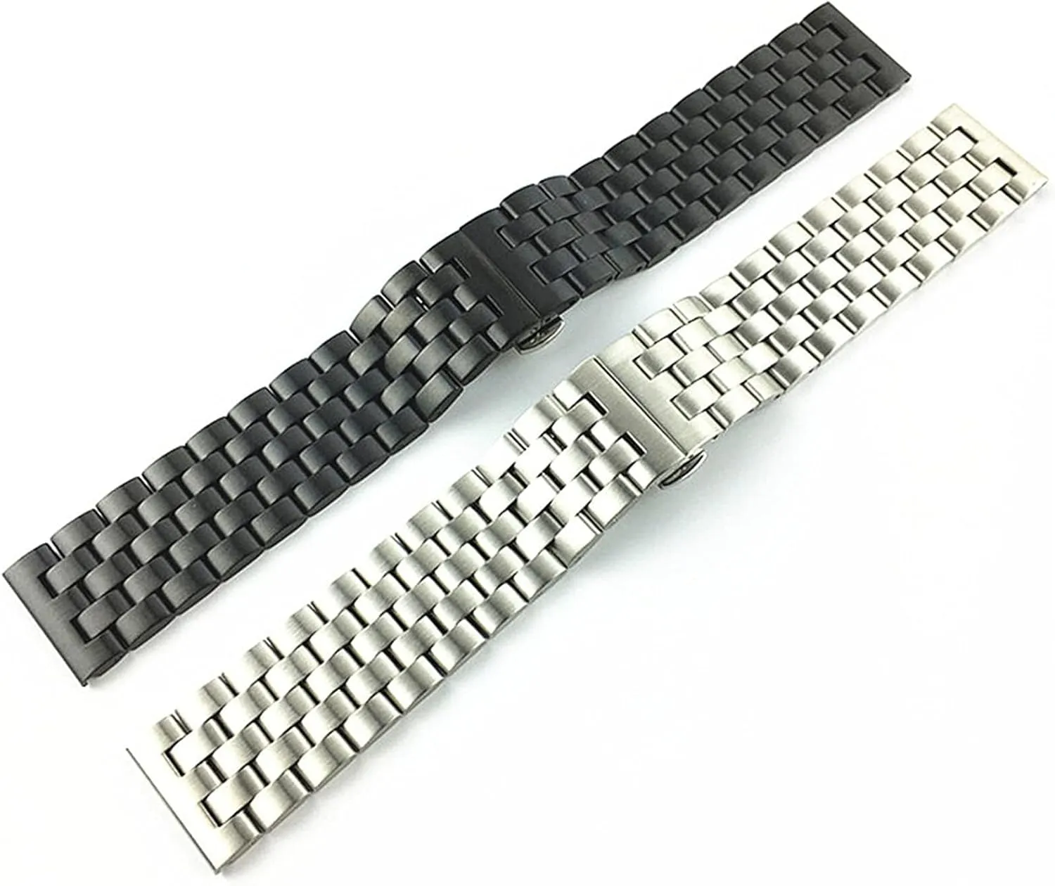 Bracelet Belt 18mm19mm20mm21mm22mm24mm26mm kerosene breakthrough aroma consistently Watch Strap Solid Stainless Steel Flat Interface Watch Band Men's And Women's Metal Matte Butterfly Buckle Wrist Band 