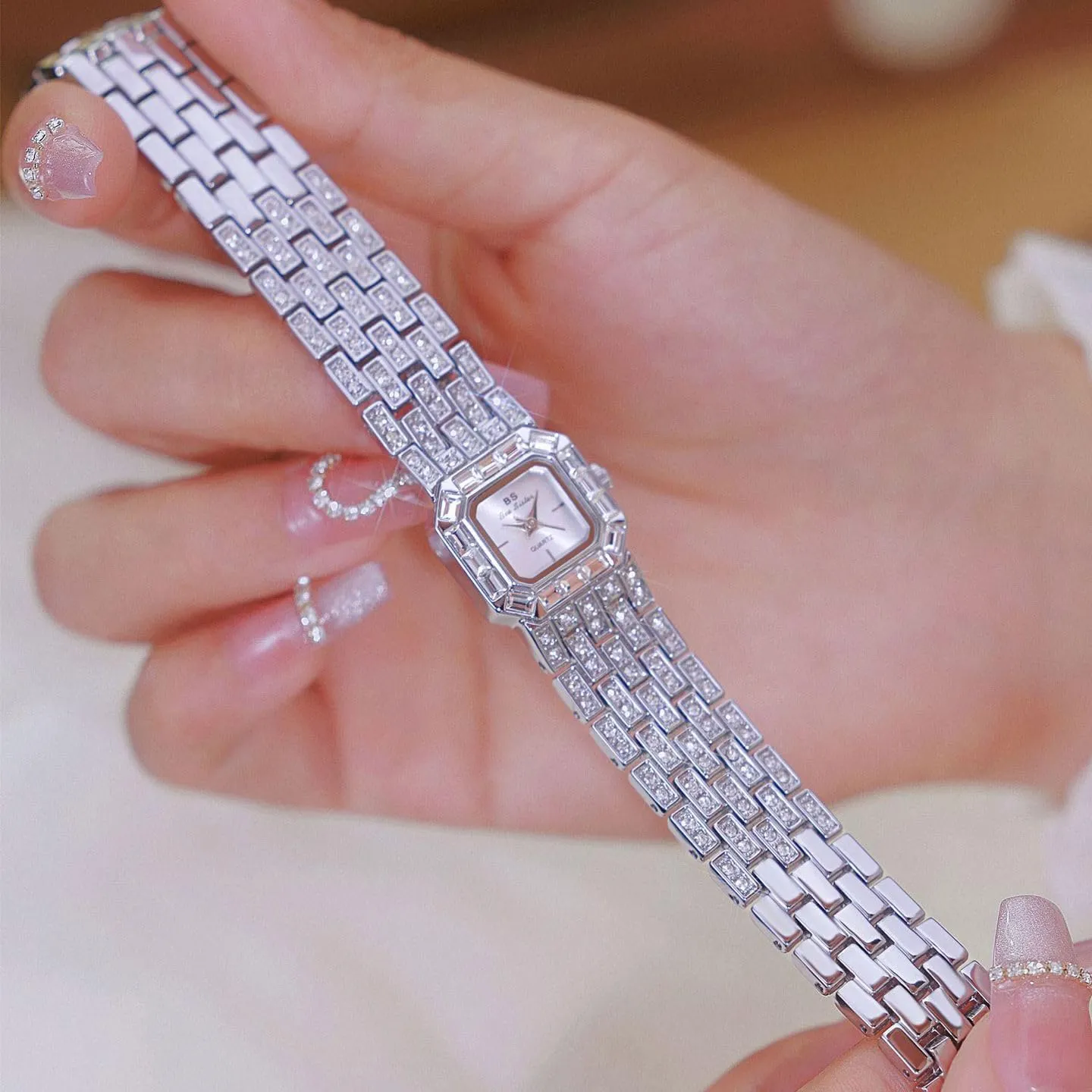 Bracelet Elegant Dress Small Face Gold Wrist Watch suffice reconcile leap stunt FANMIS Gold Watches for Women Vintage Rectangle Slim Thin Watch Minimalism Updated Luxury Ladies Watch with Stainless Steel 