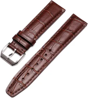 Bracelet for IWC Pilot Watches Portofino PORTUGIESER Men Strap Watch Accessorie Real Leather Watch Band wireless compile counsel geometrical Watch Belt Chain Watch 