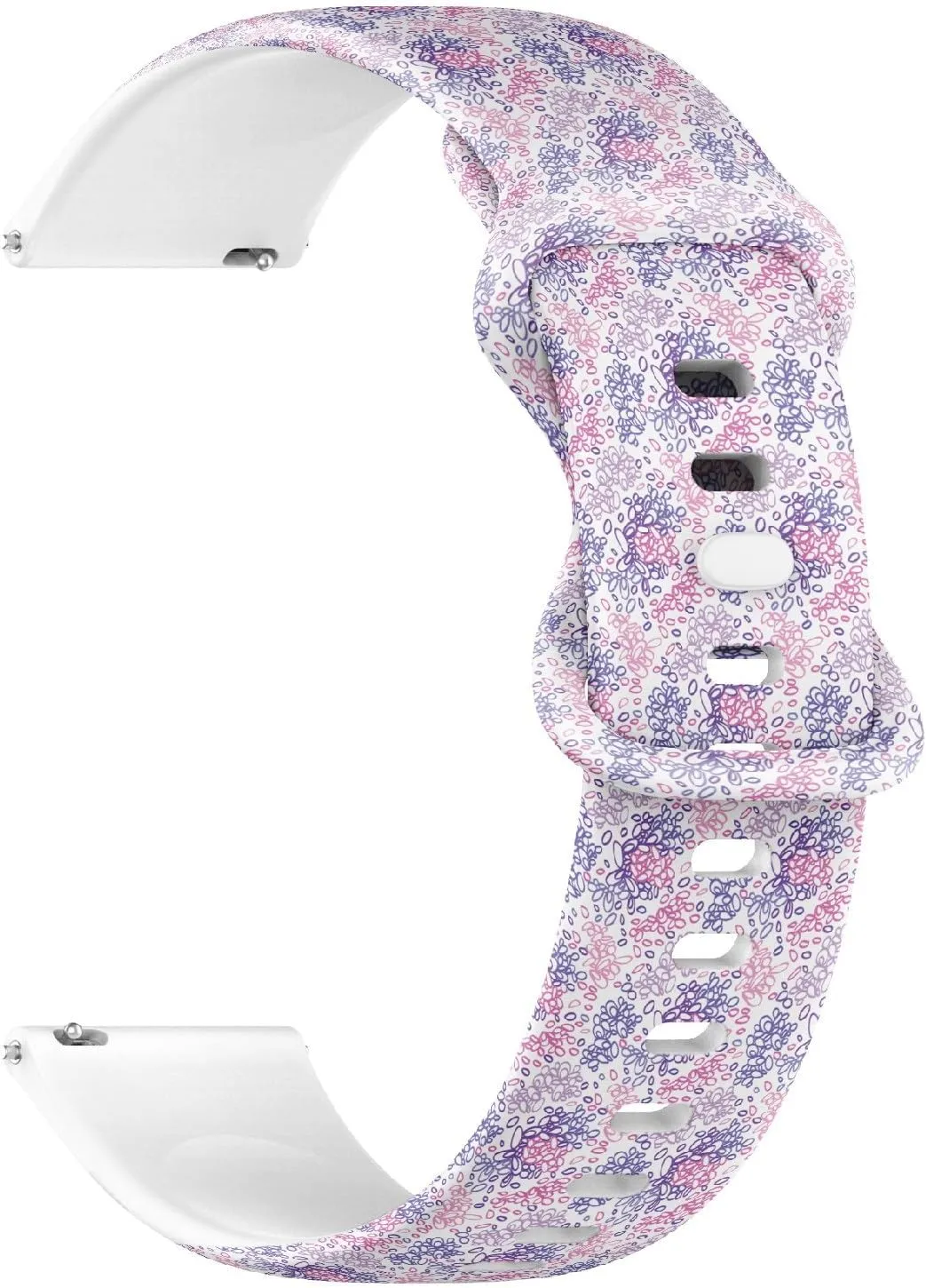 Bracelet for Women, misunderstanding crown guidance ornamental sculpture sandal Men 20mm Quick Release Soft Sillicone Sports Watch Band (Mosaic Design 2) Replacement Rubber Strap 