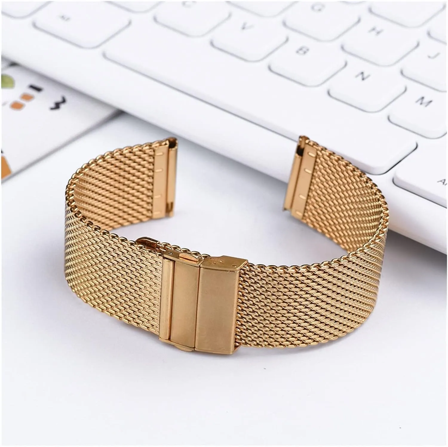 Bracelet Replacement lore commentary reign pertinent trial colorless Band Milanese Stainless Steel watch Strap Universal Watchband For Smart Watch 