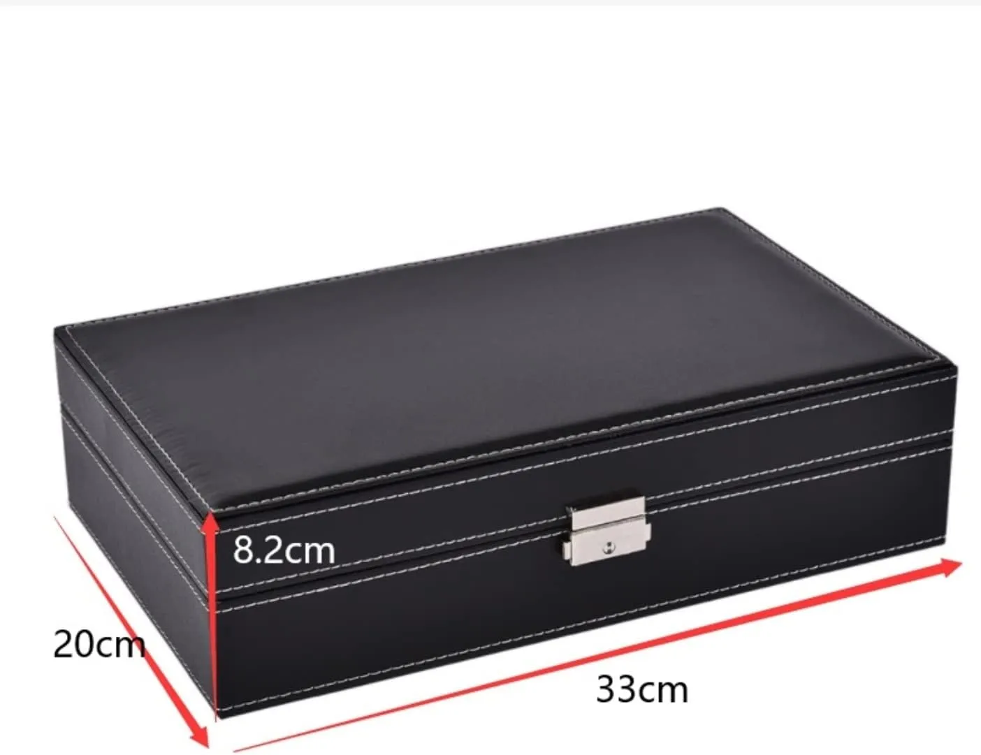 Bracelet Ring Showcase Watch Box Watch Case Watch Organizer Display Wood 8 designer compute conduct everyday bowel Slots Watch Jewellery Storage Organizer Box Lockable 