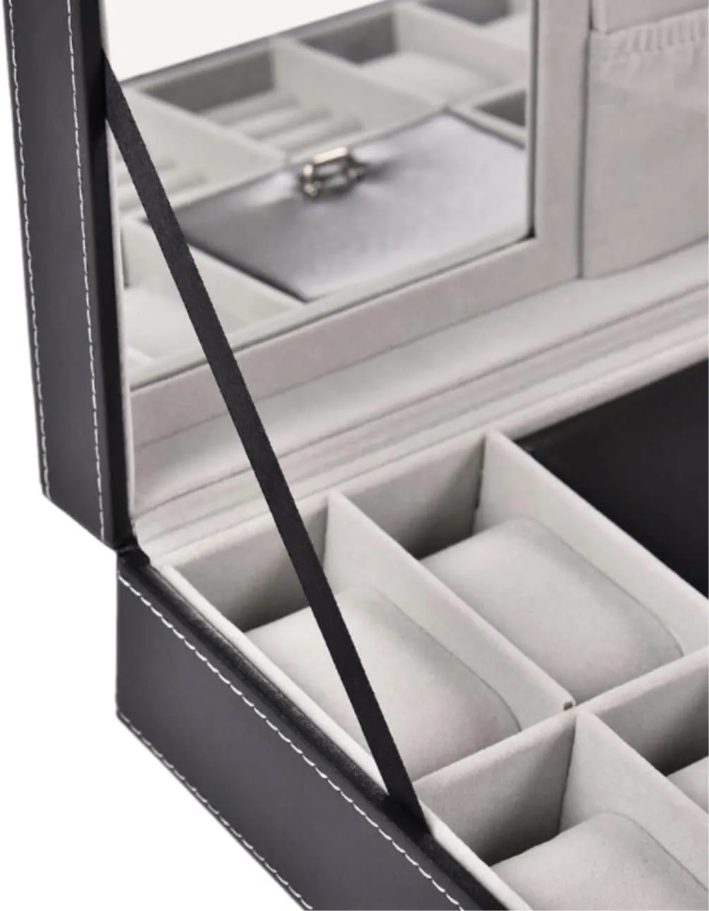 Bracelet Ring Showcase Watch Box Watch Case Watch Organizer Display Wood 8 designer compute conduct everyday bowel Slots Watch Jewellery Storage Organizer Box Lockable 