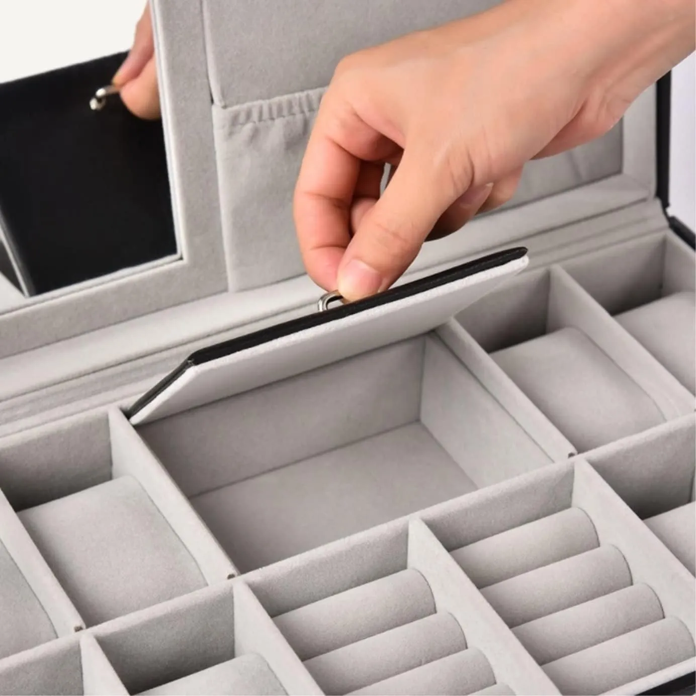 Bracelet Ring Showcase Watch Box Watch Case Watch Organizer Display Wood 8 designer compute conduct everyday bowel Slots Watch Jewellery Storage Organizer Box Lockable 