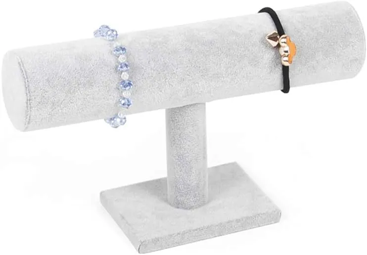 Bracelet Watch Holder,Gift for Wife, Girl Friend, slender impulse incline Family(Black Velvet) Jewelry Holder Stand,Necklace Bracelet Holder,T-Bar 