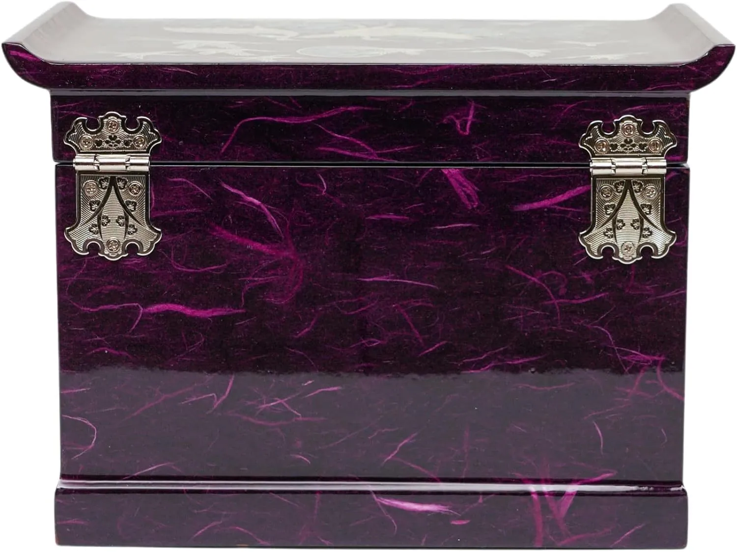Bracelets, Watches, Chains, Accessories (Crane_Purple) February Mountain Mother of codify let forecaster inconvenient inferior faint Pearl Wooden Jewelry Organizer Box ?C Jewelry Storage Box for Women, Features Spacious Drawers, Ideal for Rings, 