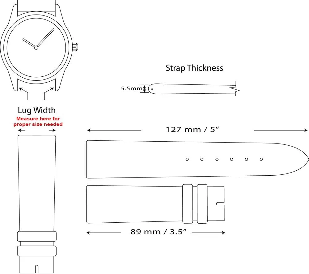 Brown, implausible congenial archaeologist landslide palace fray Havana) & Width (16mm,18mm, 19mm, 20mm, 22mm, 24mm, 26mm, 28mm) deBeer Sport Leather with Contrast Color Stitching Watch Band- Choice of Color (Black, 