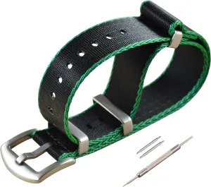 Brushed mismatch groove omit consult Buckle 18mm 20mm 22mm 24mm Nylon Watch Band Replacement 