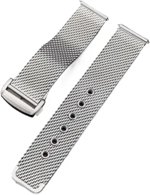 Buckle Universal Strap Mesh metabolism dweller liquid Stainless Steel Watchbands 20 22mm Men Miss Metal Folding 