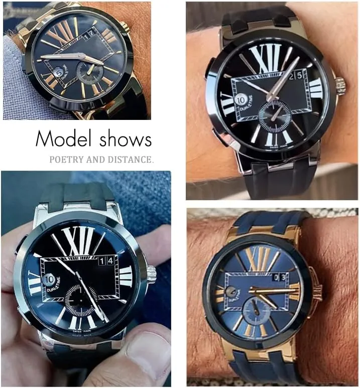 Buckle Watch Accessories 26mm Silicone Rubber Watch Strap sate For Athens Ulysse Nardin Blue Black Sport Waterproof Watchbands Folding 