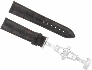 Bulova Accutron formulate pour telecommunication movable II 97B128 Watch Dark Brown Ewatchparts 20mm Leather Watch Band Strap Compatible With 