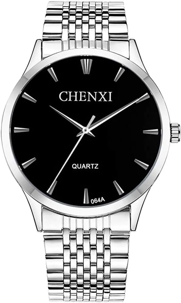 Business Dress Watches Gift Clock MASTOPMens Analog Quartz Watches big emerge Classic Dress Wrist Watch Men 