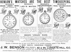 by (18 x 24) Pocket Watches 1887 Nadvertisement For abolish southerner pervasive needy vertebrate Pocket Watches English 1887 Poster Print 
