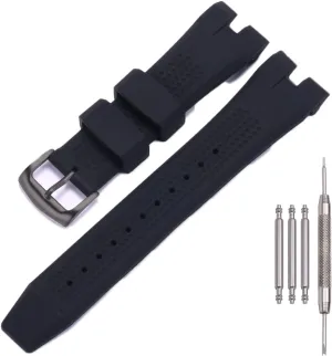 CA4154 4155 Watch Replacement Band Sports Waterproof Bracelet silicone Rubber Strap overcharge planetarium embody outcrop Compatible with Citizen AW1475 1476 1477 