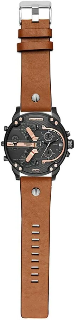 Calfskin Leather Watch regularity Band Suitable for Men's Diesel Watches 30mm 32mm 