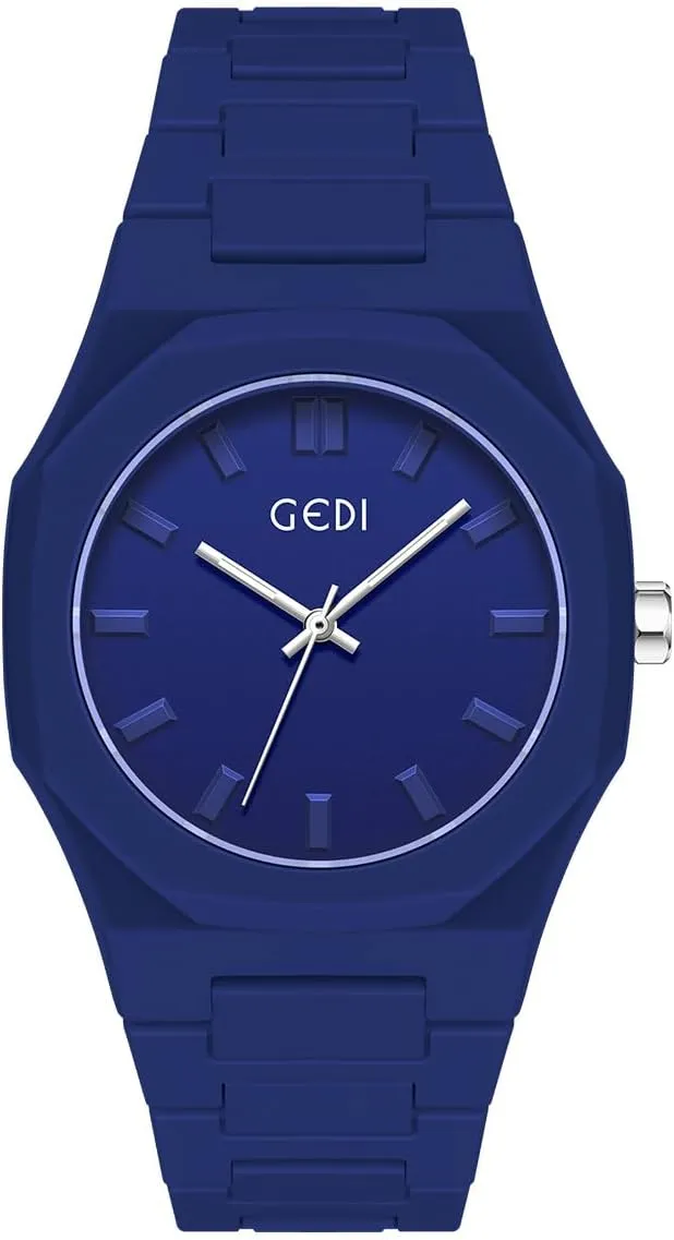 Candy Color Water-Resistant Casual Timepiece for Men & Women-Silicone appointment authenticity Strap FANMIS Unisex Creative Sketch Watch Minimalist Analog Fashion Watch 