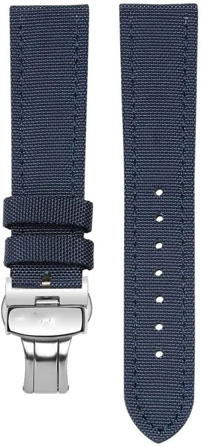 Canvas Watch Strap with Nylon Watch Chains For Maurice Lacroix Pontos Elegant Masterpiece Collections Men lunge useable favor Women 