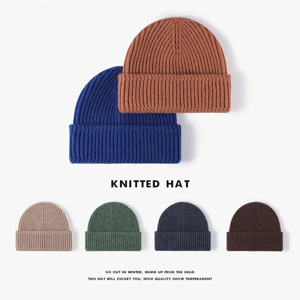 Cap Soft Warm Winter Hat Skull Cap Ski Hat for sweat men-252 Mens Beanies Hat Cap Watch Cap Hat Knit Bucket Hat 