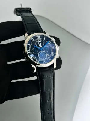 Cartier All Black Premium Chronograph Watch 007