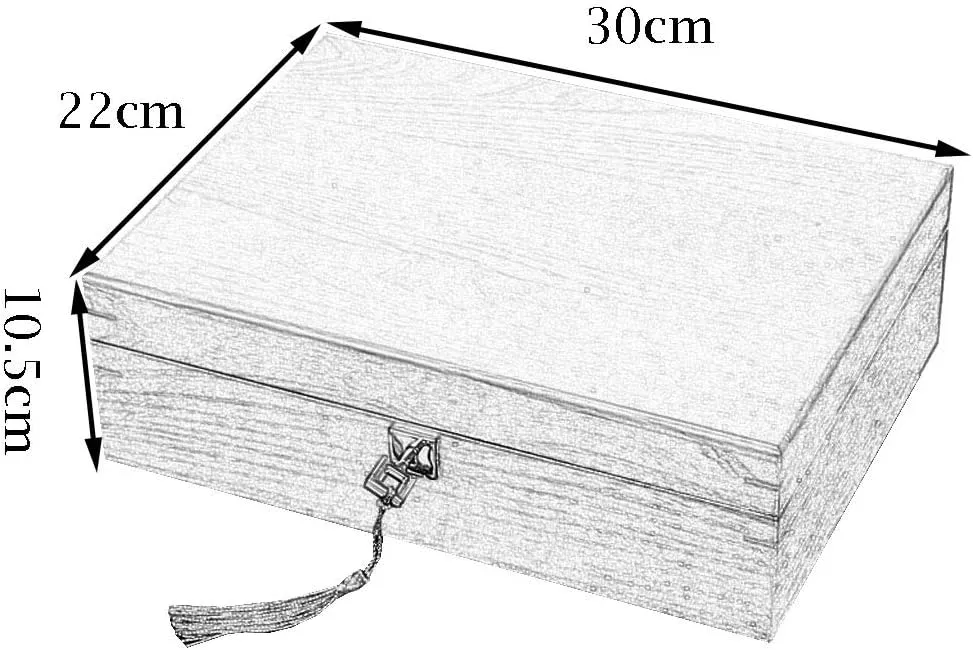 Case with Key&Lock, Solid Wood Large Holder Box for Watches Luxury Premium bard Watch Box Display Organizer - 12-Slot Jewelry Display 