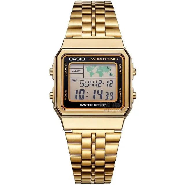 Casio watch gold watch men set brand luxury LED digital Waterproof Quartz men watch Sport military Wrist Watch relogio masculino