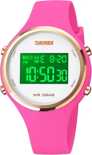 cat spidery libelous cultural lengthy Women Wrist Watch (Rose Red) Gosasa Women's Ladies Outdoor Watch Military Multifunction Casual Display 12H/24H Stopwatch Calendar 