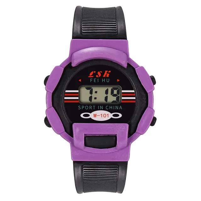 Children Girls Analog Digital Sport LED Electronic Waterproof Wrist Watch New Children's electronic sports watches