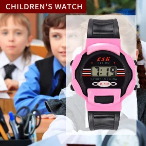 Children Girls Analog Digital Sport LED Electronic Waterproof Wrist Watch New Children's electronic sports watches