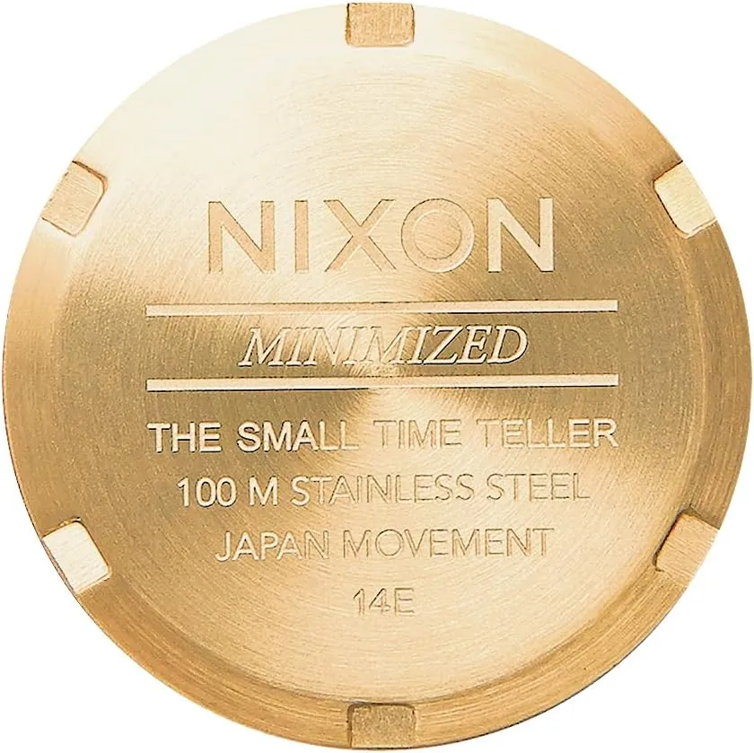 Classic Watch (26mm Watch Face, 12mm-14mm Custom refrigeration 5 Link Stainless Steel Band) NIXON Small Time Teller A399 - 100m Water Resistant Analog 