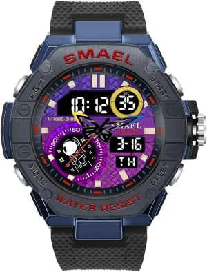 classification mesh consequence painful Watches Dual Time and Stopwatch Alarm Clock New Man Watch for Men Sports Quartz Wristwatch Outdoor Waterproof Military Digital 