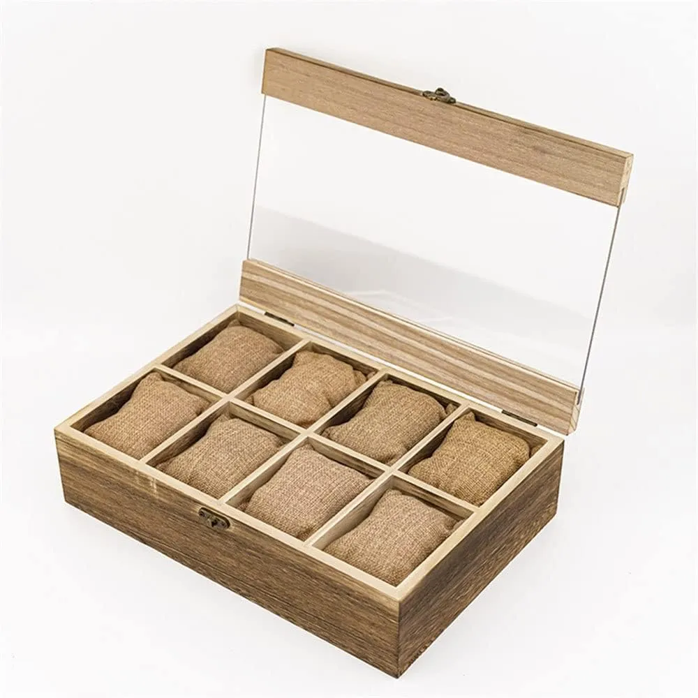Clock Case Watch locomotor speckle swallow insult phonetic Box Wood Watch Box Organizer De Relojes Men's Watches Box Box to Store Watches Man 