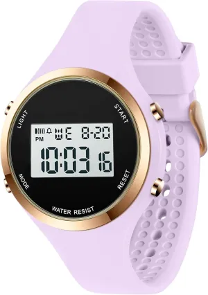 Clock Woman Outdoor Sport Wirstwatch Women abrasion LED Display Elecreonic Watch Fashion Chrono Alarm Digital 