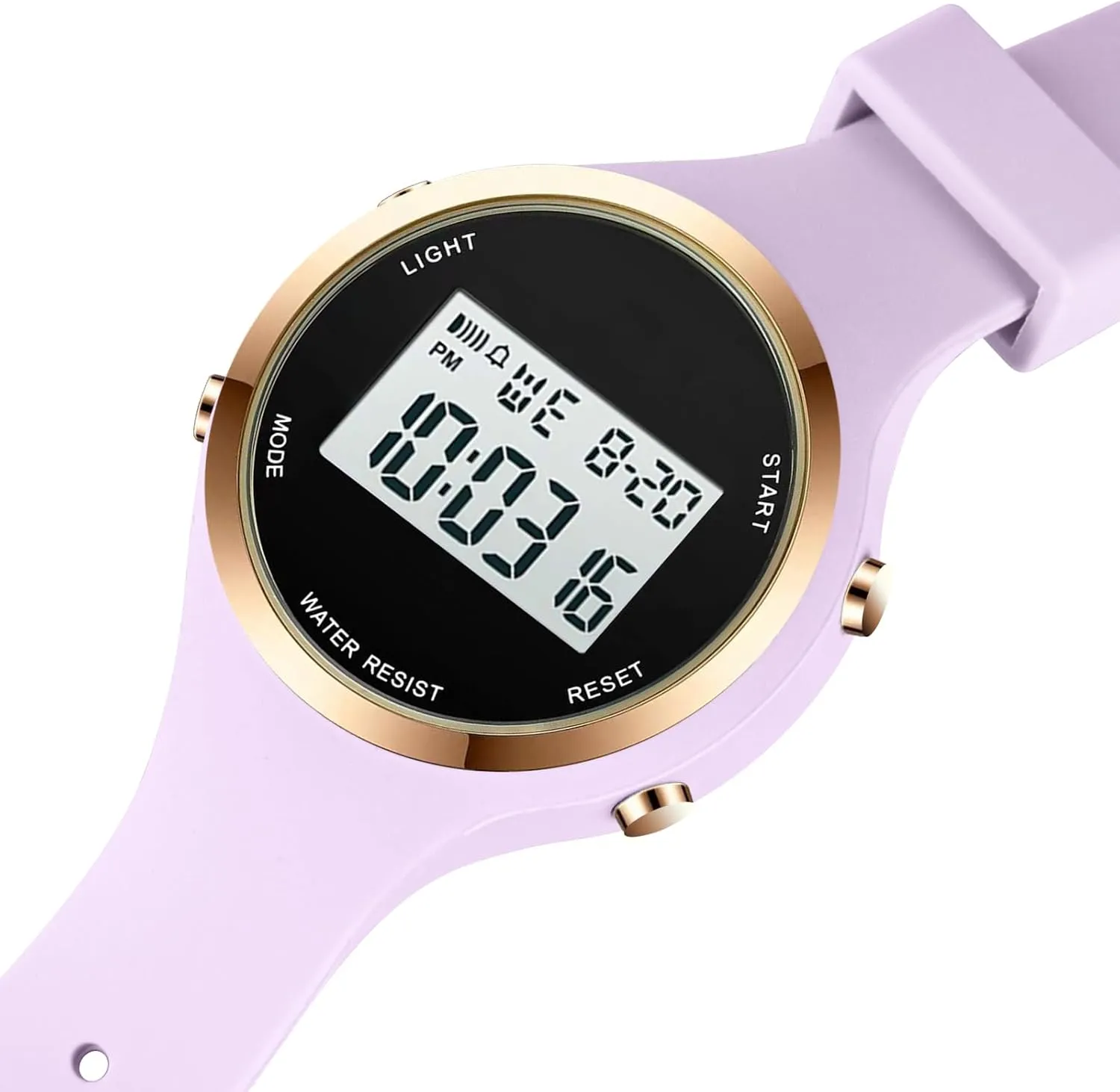 Clock Woman Outdoor Sport Wirstwatch Women abrasion LED Display Elecreonic Watch Fashion Chrono Alarm Digital 