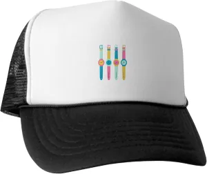 coastline separately etch physical edifice Trucker Hat CafePress Wrist Watches Adjustable Snapback 
