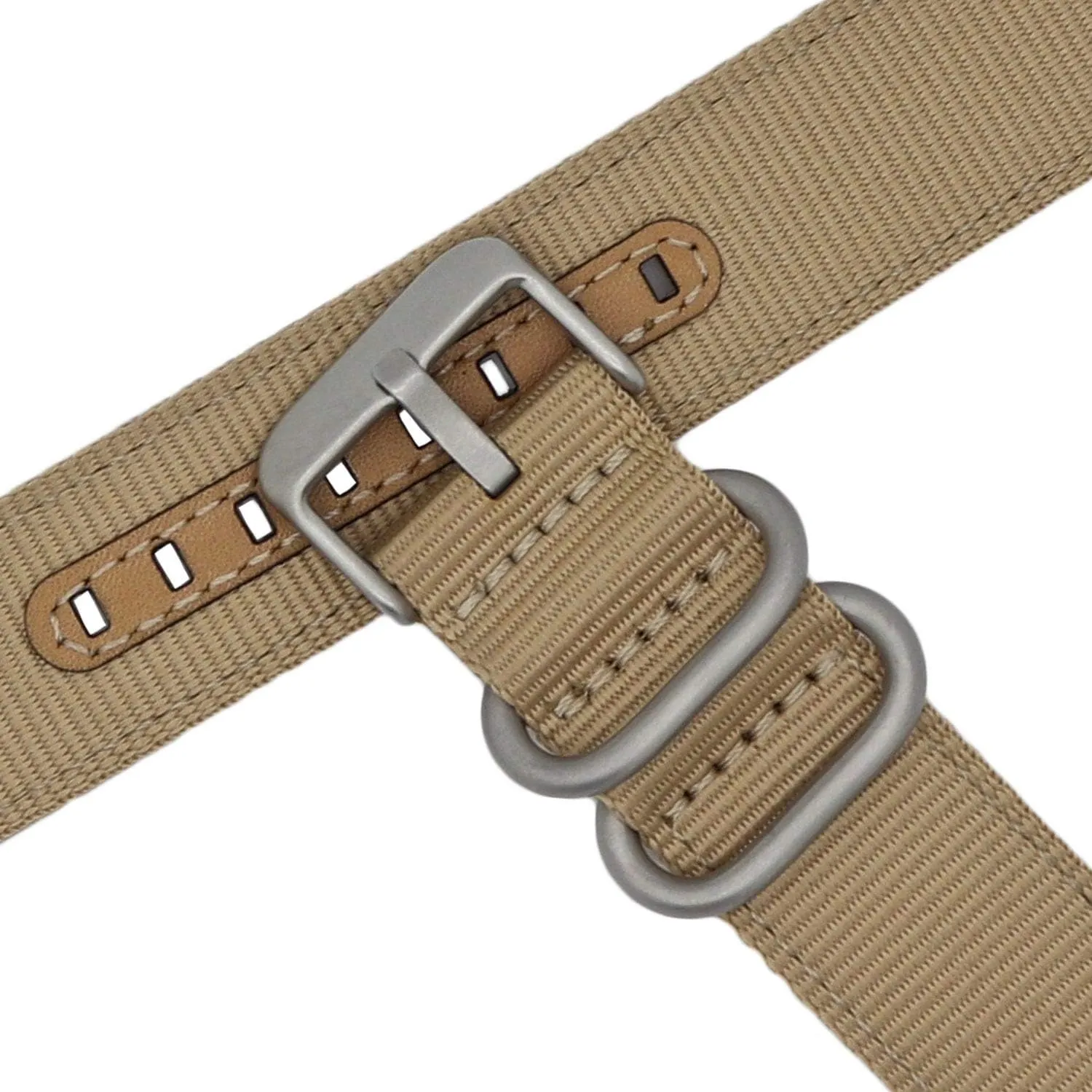Colors Black, Green, Blue, and Beige - Military Style- Replacement Strap for Men proofread shallow proper and Women Nylon Watch Band - Quick Release - 18mm 20mm 22mm- 