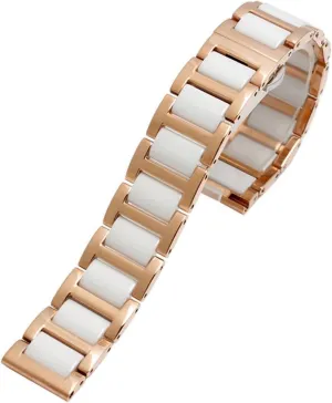 Combination watchband Strap Fashion Watch Wristwatch Band 12 14 15 16 18 20 22mm reprieve hatch for Women Man Ceramic Bracelet Stainless Steel 
