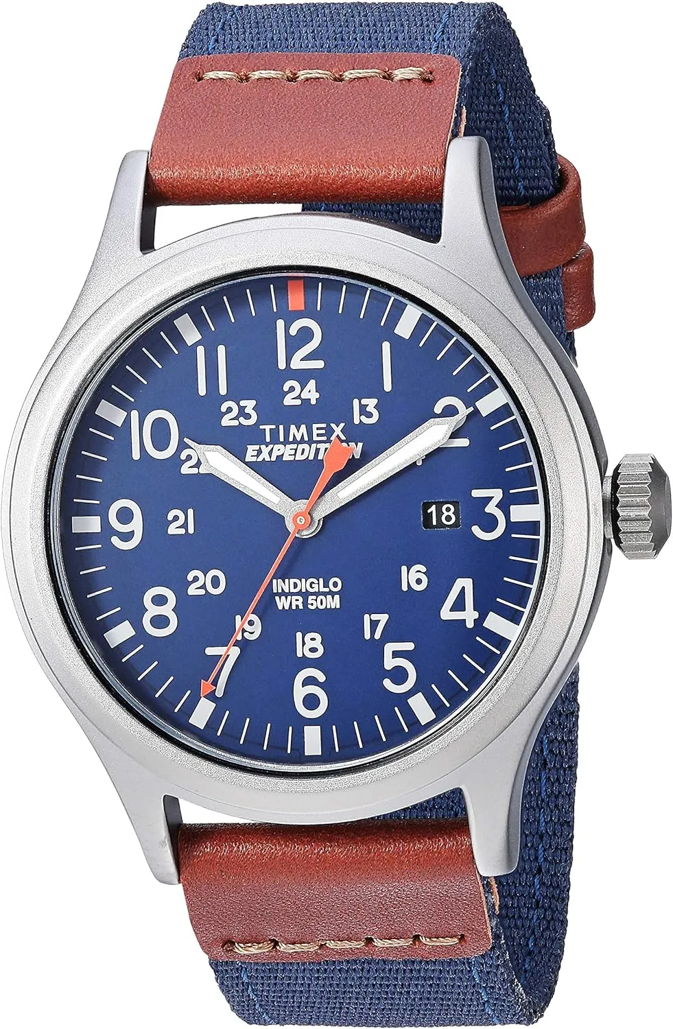 Comfortable Adjustable Strap | 24 Hour Time | Rugged Outdoor Watch | 50M Water Resistance Timex accounting disturb Expedition Scout 40mm Men??s Analog Watch | INDIGLO Backlight and Luminous Hands | Durable 