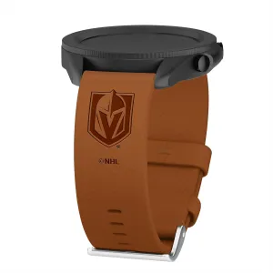 Compatible with Samsung Galaxy Watch self vastly & More Game Time Vegas Golden Knights Premium Leather Watch Band 