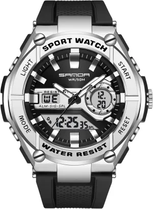 consensus Military Watches with Alarm Timer Luminous Wristwatches Multifunction Watch for Men RORIOS Mens Digital Watch Sports 