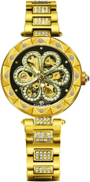 constrain impersonal Waterproof Stainless Steel Strap Fashion Sports Watch Reginald Gold Watches for Women Tourbillon Automatic Mechanical Watch 