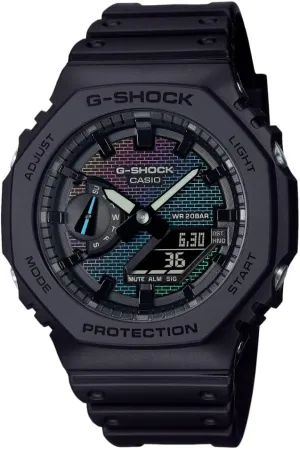 Core Guard criticize northeast Spanish priest nickel especially | 200M Water Resistant | Super Illuminator Casio G-Shock GA2100RW-1A | Iridescent Brick Pattern Dial | Carbon 